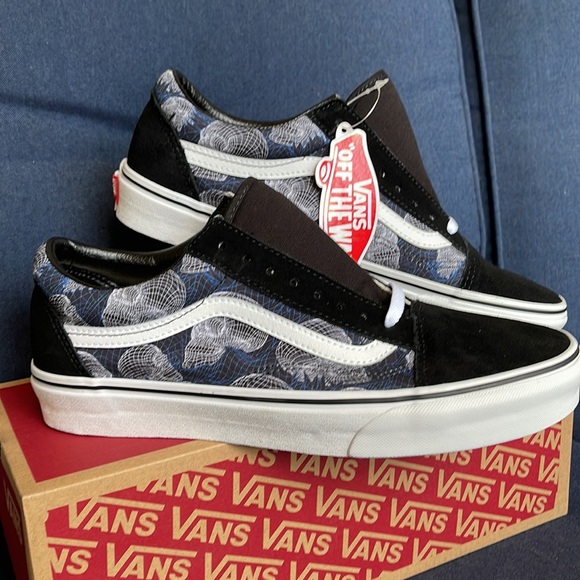 Vans Old Skool Wireframe Skulls Black True White WMNS - Picture 6 of 16